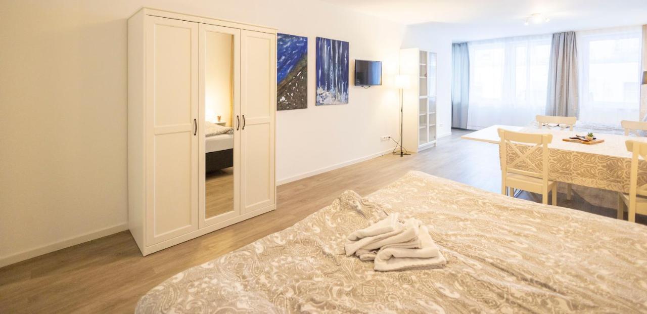 City Apartment Kuche Bad Im Zentrum Ravensburgs A06 Buitenkant foto
